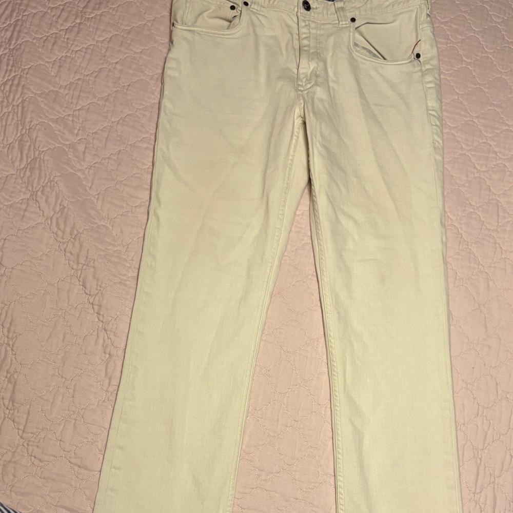 Tommy Bahama Cream Slim Men Jeans